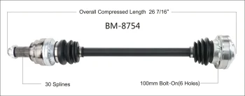 Surtrak® BM-8754 CV Axle Shaft
