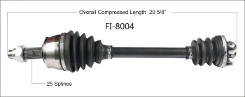 Surtrak® FI-8004 CV Axle Shaft