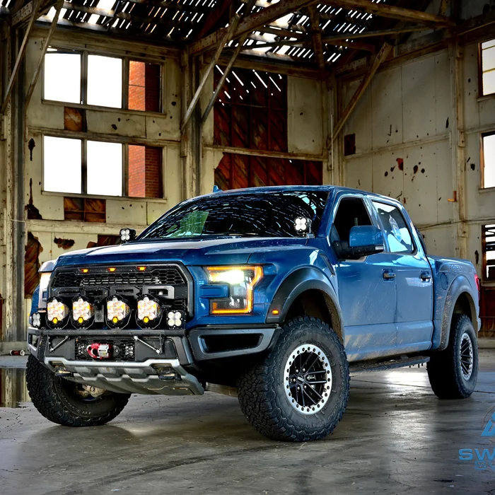 SwarfWorks Elite Front Light Mount: 17-20 Raptor