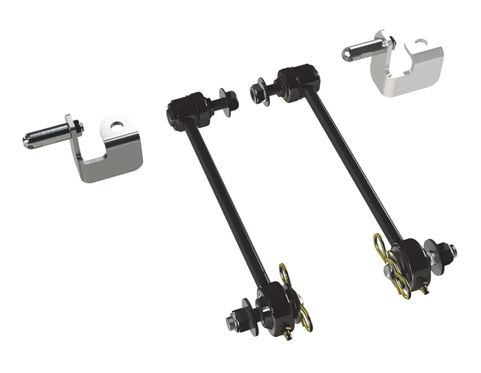 TeraFlex Jeep JK/JKU 0-2.5 in. Lift Front Sway Bar Quick Disconnect Kit 8-1/2 in. – 1753010