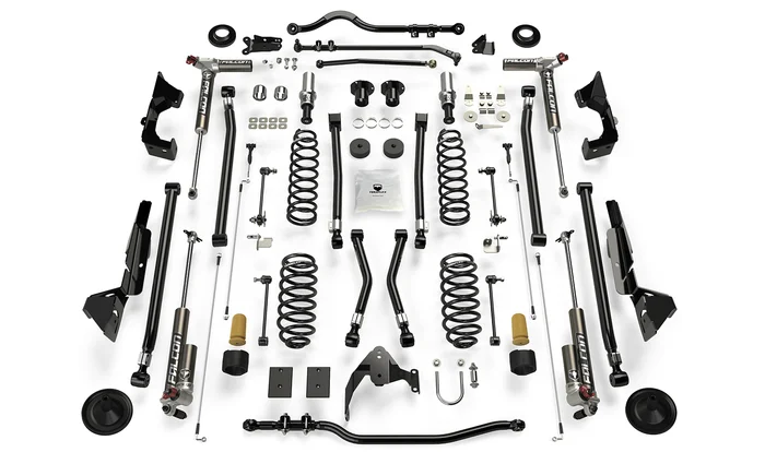 TeraFlex Jeep JK Long Arm Suspension 6 in. Alpine RT6 System & Falcon 3.3 Fast Adjust – 1236033