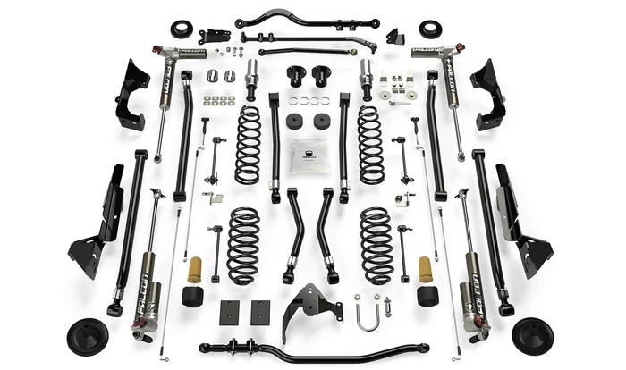 TeraFlex Jeep JK Long Arm Suspension 6 in. Alpine RT6 System & Falcon 3.3 Fast Adjust – 1336033