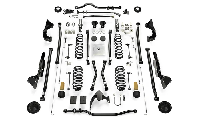 TeraFlex Jeep JK Long Arm Suspension 6 in. Alpine RT6 System No Shock Absorbers – 1236000