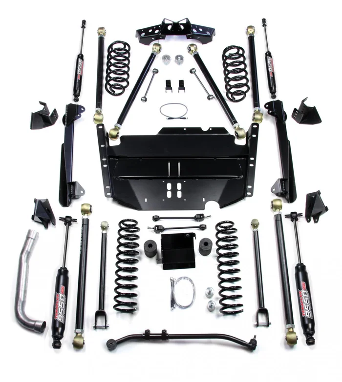 TeraFlex Jeep LJ Unlimited 4 in. Pro LCG Long Flexarm Suspension System w/ 9550 Shocks – 1249484