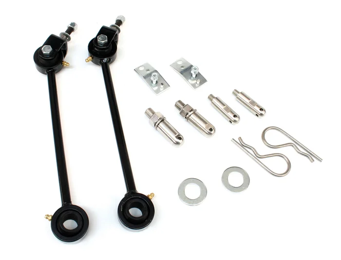 TeraFlex Jeep TJ/LJ 3-6 in. Lift Front Sway Bar Quick Disconnect Kit Boxed – 1743090