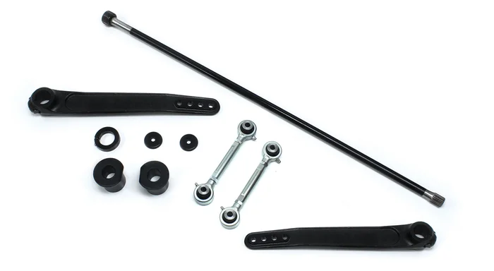 TeraFlex Jeep TJ/LJ 4-6 in. Lift Trail-Rate Forged S/T Front Sway Bar System – 1743605