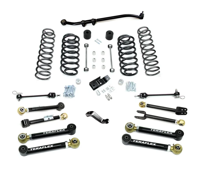 TeraFlex Jeep TJ/LJ 4 in. Suspension System w/ 8 Flexarms No Shocks – 1456450