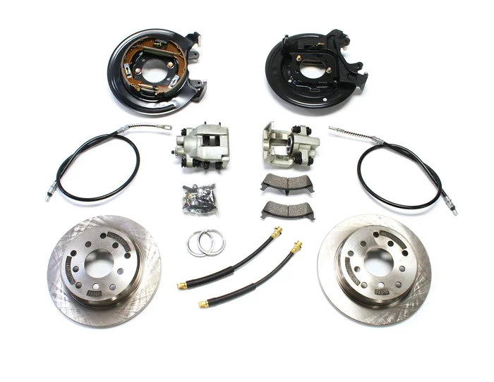 TeraFlex Jeep TJ Rear Disc Brake Conversion Kit w/ E-Brake Cables – 4354425