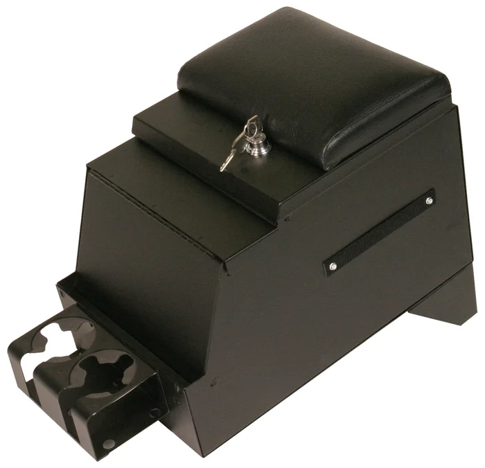 Tuffy Security Deluxe Stereo Center Console – Universal 12 1/2 Inch Wide, Black – 017-01