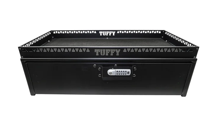 Tuffy Security Mid-Size SUV Cargo Security Drawer – Universal Black – 364-01