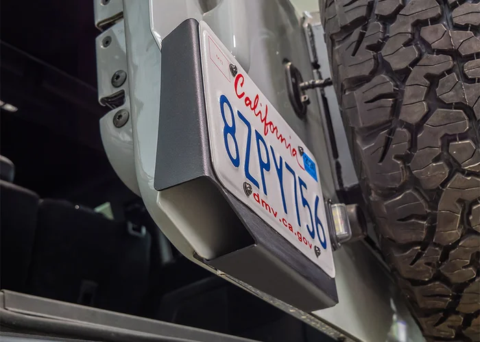 Turn Offroad Bronco License Plate Relocation Tailgate Bracket
