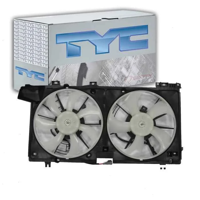 TYC 623470 Dual Radiator & Condenser Fan Assembly