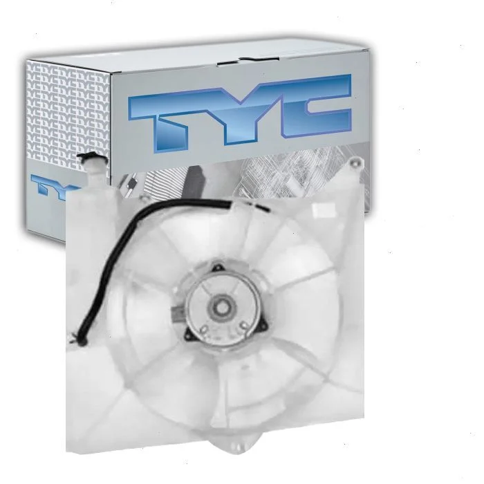 TYC Dual Radiator & Condenser Fan Assembly for 2000-2005 Toyota Echo