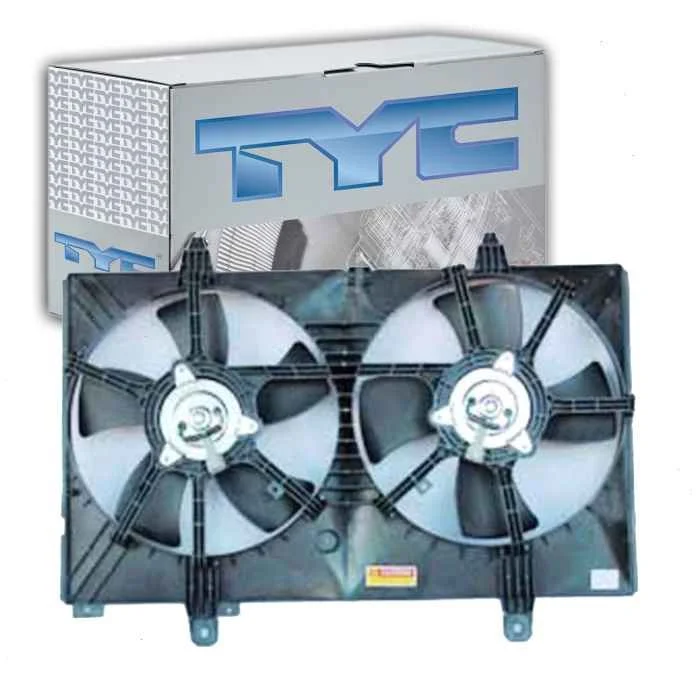 TYC Dual Radiator & Condenser Fan Assembly for 2003-2007 Nissan Murano