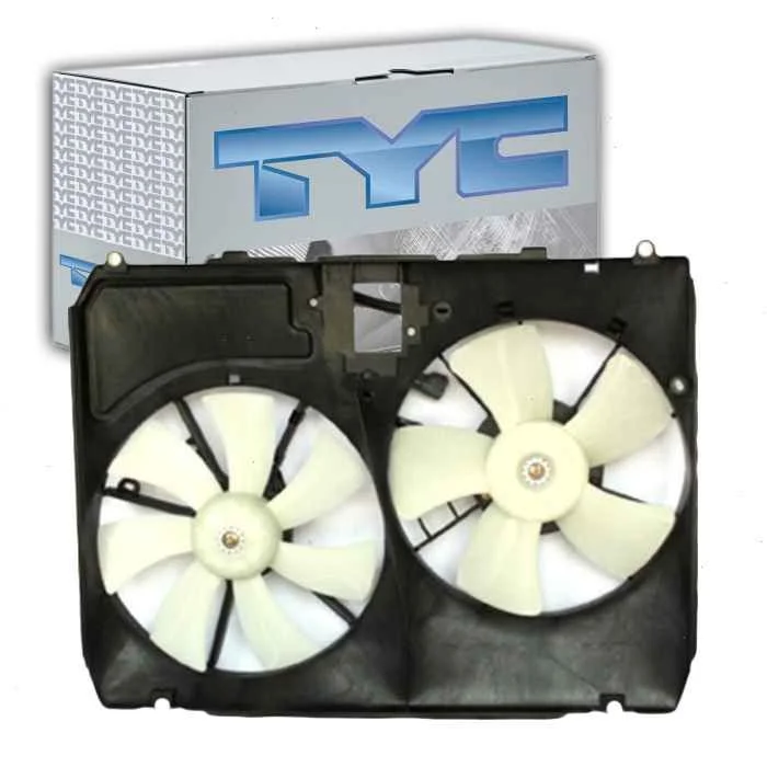 TYC Dual Radiator & Condenser Fan Assembly for 2004-2006 Lexus RX330