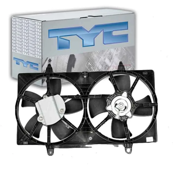TYC Dual Radiator & Condenser Fan Assembly for 2004-2008 Nissan Maxima
