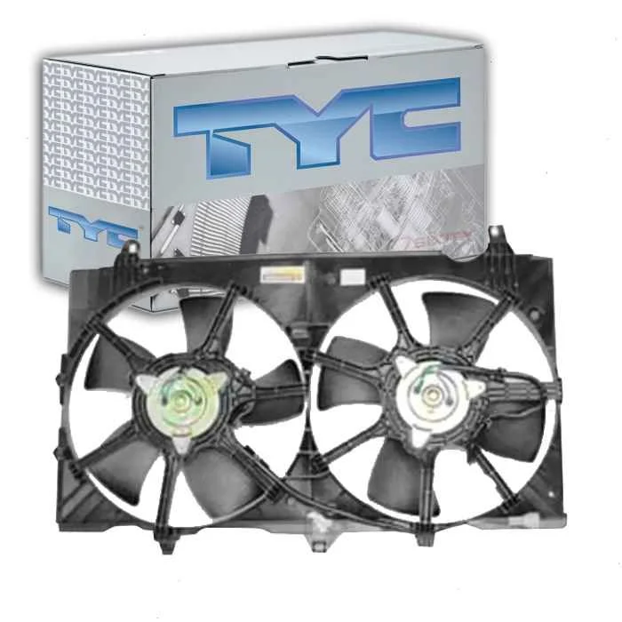 TYC Dual Radiator & Condenser Fan Assembly for 2007-2008 Nissan 350Z