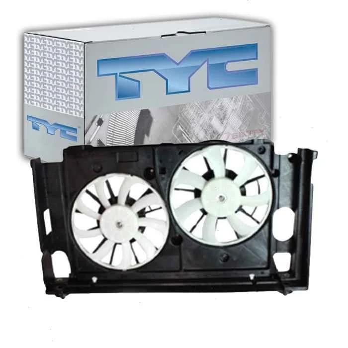 TYC Dual Radiator & Condenser Fan Assembly for 2011-2017 Lexus CT200h