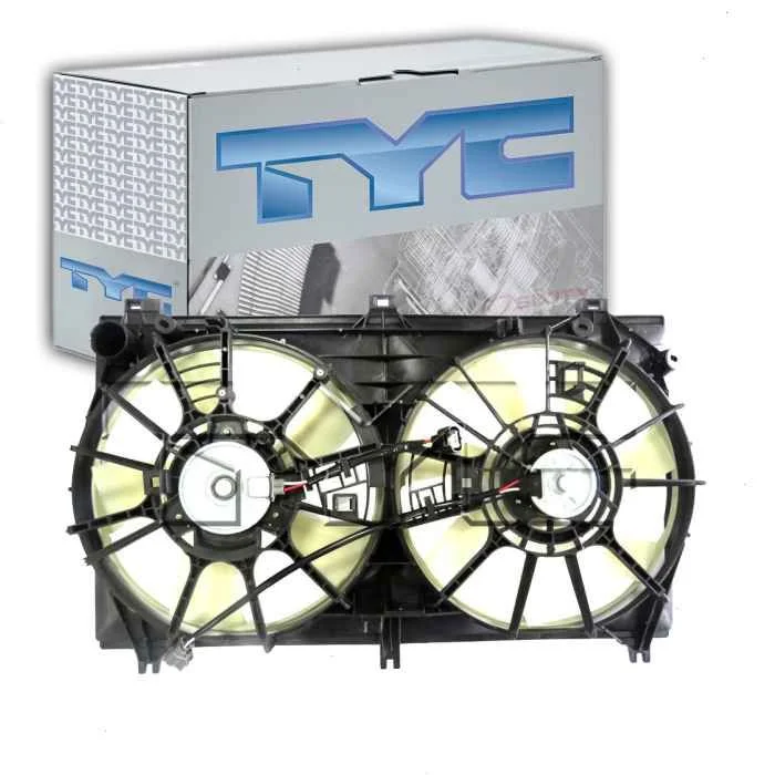 TYC Dual Radiator & Condenser Fan Assembly for 2014-2015 Lexus IS250