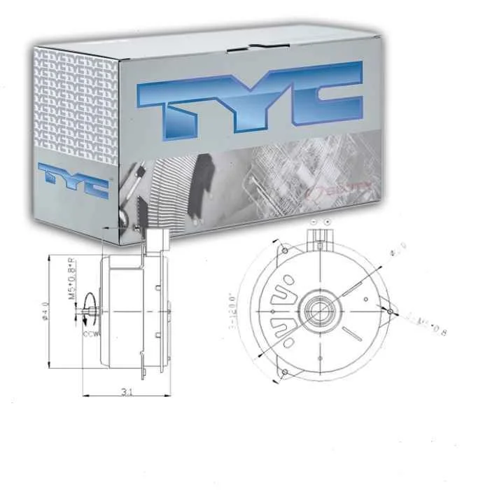 TYC Engine Cooling Fan Motor for 2008-2011 Scion xD