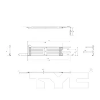 TYC® 19129 Automatic Transmission Oil Cooler