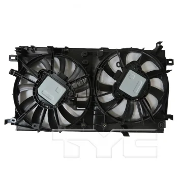 TYC® 624530 Dual Radiator and Condenser Fan Assembly