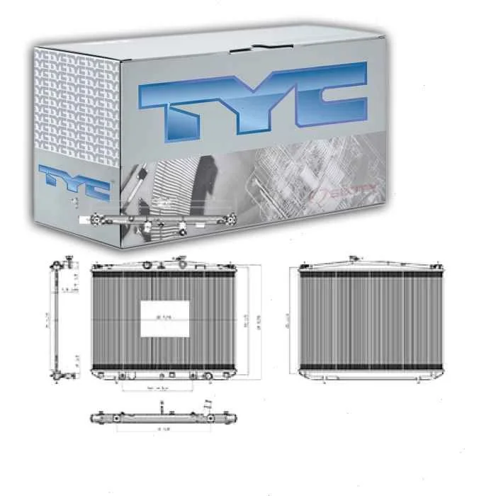 TYC Radiator for 2014-2016 Toyota Highlander 3.5L V6
