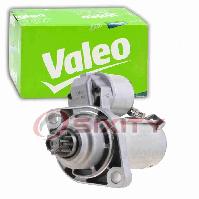 Valeo Starter Motor for 2009 Audi A3 Quattro 2.0L L4