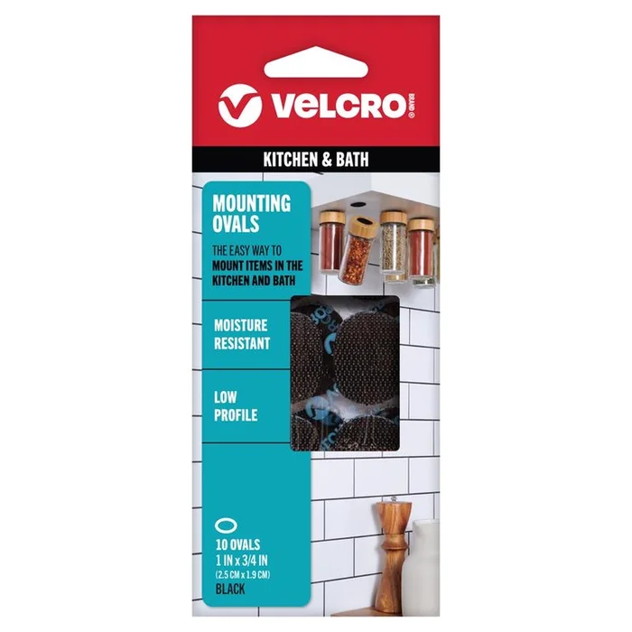 VELCRO – 91000 – Heavy Duty Low Profile Small Nylon Hook and Loop Fastener 1 in. L 10 pk