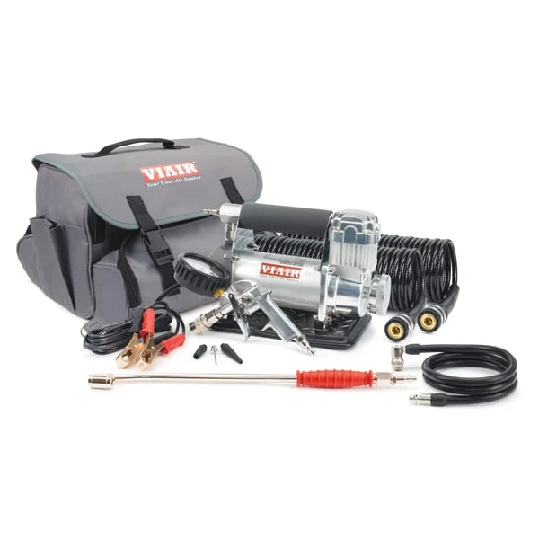 Viair 400P-RVS Automatic Portable Compressor Kit (12V, 33% Duty, 40 Min. @ 30 PSI) – 40044