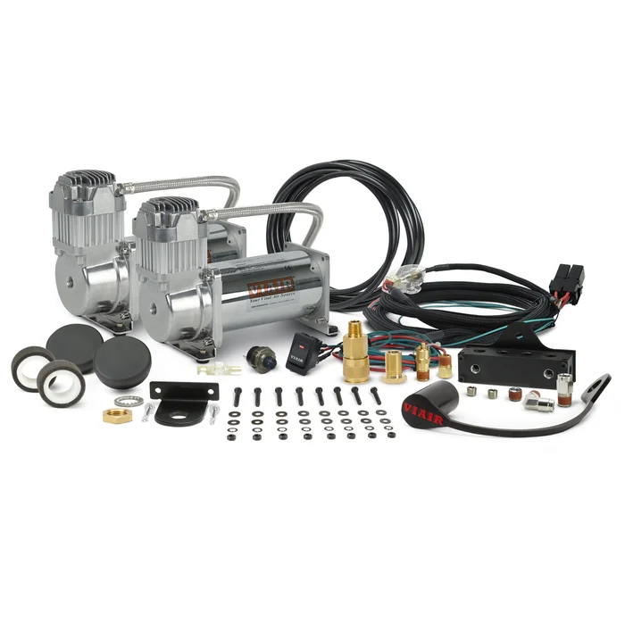 Viair Dual Chrome 400 Mounted System, 150PSI: 15-21 F-150 – 400DC01