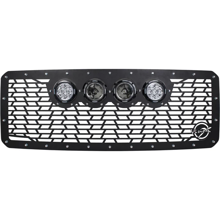 Vision X Lighting 11-16 Ford Super Duty Cannon CG2 Style Grille With 4 CG2 4.5″ (2 Optic And 2 Reflector) – 5062114
