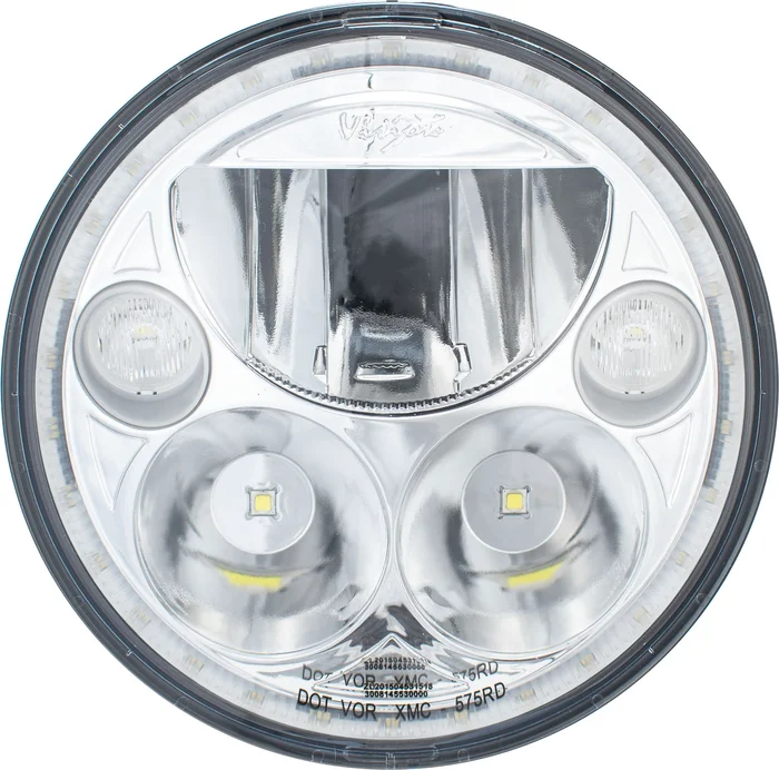 Vision X Lighting Single 5.75″ Round Vx Led Headlight W/ Low-High-Halo – 9895604