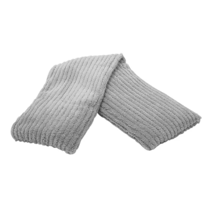 Warmies – HP-COR-GR – Hot-Pak Gray Ribbed Neck and Shoulder Wrap 1 pk