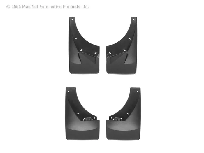 WeatherTech 07-08 Chevrolet Tahoe No Drill Mudflaps – Black