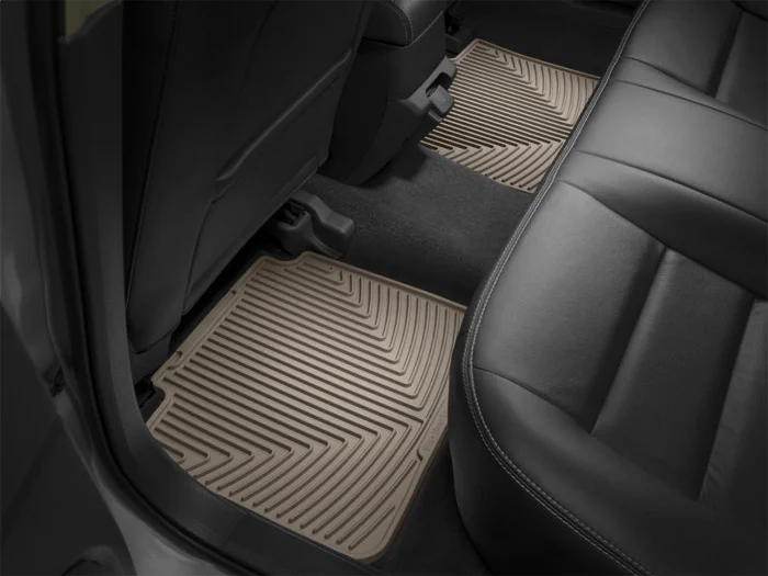 WeatherTech 11-21 Jeep Grand Cherokee Rear Rubber Mats – Tan
