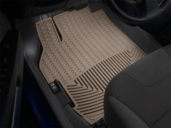 WeatherTech 14-16 Jeep Wrangler Rear Rubber Mats – Tan