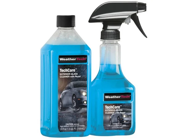 WeatherTech TechCare Exterior Glass Cleaner w/ Repel 18oz. Bottle – 8LTC43K