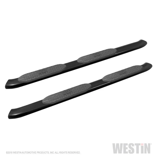 Westin 18-20 Jeep Wrangler JL Unlimited 4DR PRO TRAXX 5 Oval Nerf Step Bars – Textured Black