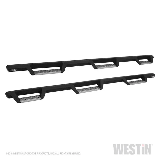 Westin 19-23 1500 Classic CC 5.5ft. Bed HDX Stainless Drop W2W Nerf Step Bars – Tex. Blk