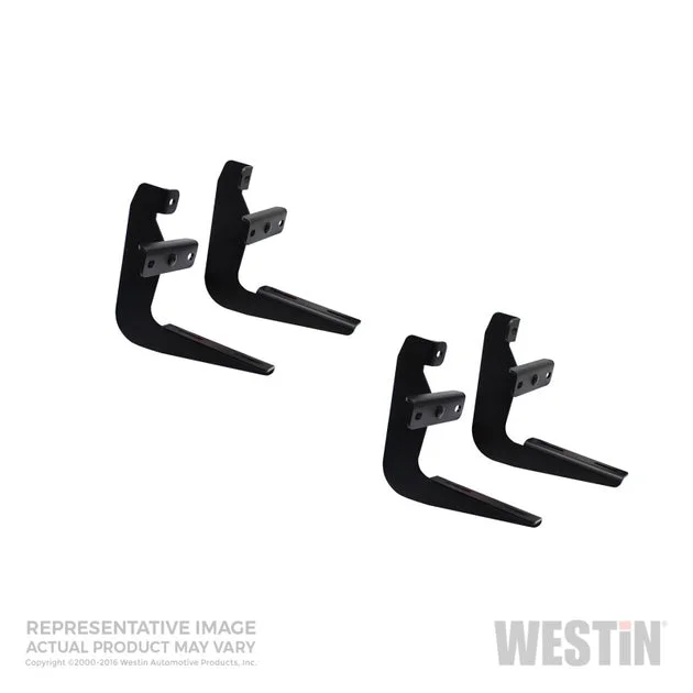 Westin 2004-2012 Ford/Lincoln F-150 Reg Cab (excl. Heritage) Running Board Mount Kit – Black