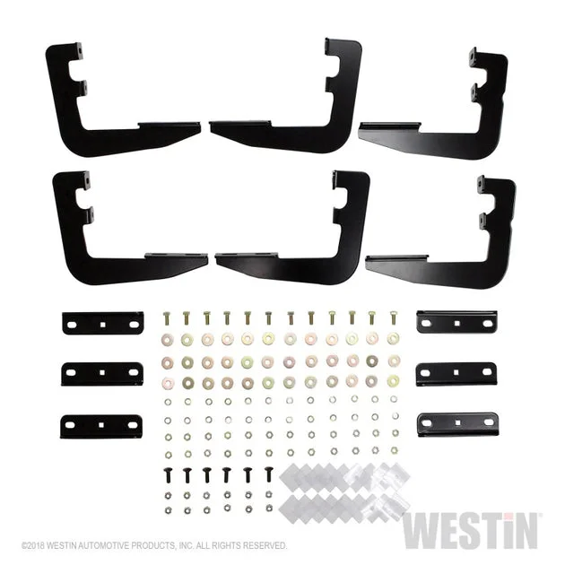 Westin 2019 Ram 1500 Quad/Crew Cab (Excl. 2019 Ram 1500 Classic) Running Board Mount Kit – Black