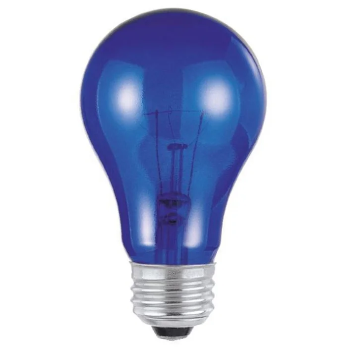Westinghouse – 3445 – 25 W A19 A-Line Incandescent Bulb E26 (Medium) Blue 1 pk
