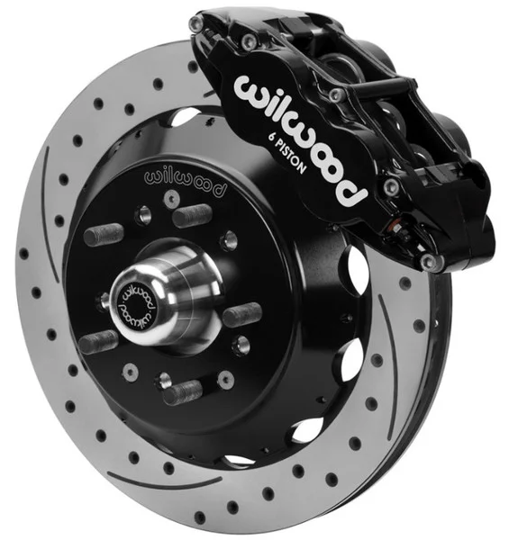 Wilwood 70-81 FBody/75-79 A&XBody FNSL6R Frt Brk Kit 12.88in D/S Rtr Blk Caliper Use w/ PD Spindle – 140-15982-D