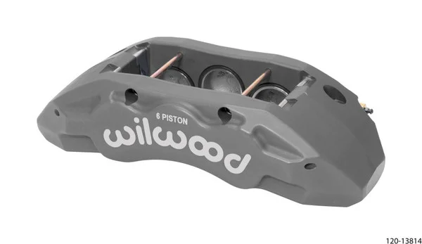 Wilwood Caliper-TX6R- L/H – Clear 2.00/1.88/1.88in Pistons 1.50in Disc – 120-13814