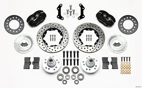 Wilwood Forged Dynalite Front Kit 11.00in Drilled 70-72 CDP B & E Body-Disc – 140-11021-D