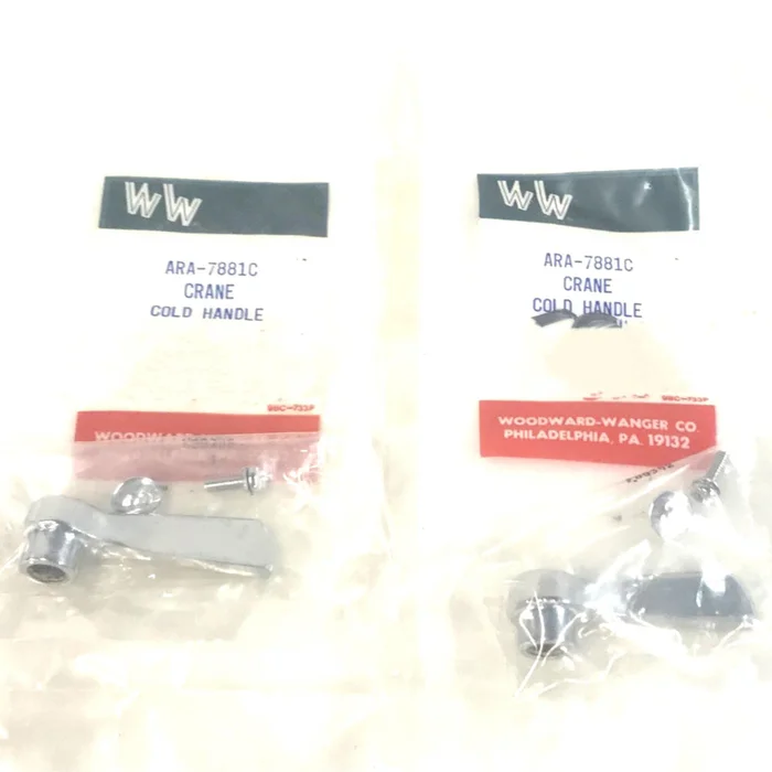 Woodward-Wanger/Crane Dial-Ese Cold Handle ARA-7881C (CR-6) [Lot of 2] NOS
