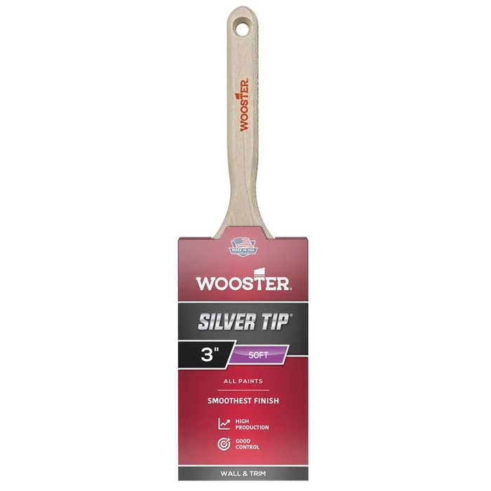 Wooster – 5220-3 – Silver Tip 3 in. W Flat Paint Brush