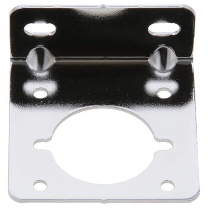 ZeroStart – 8606048 – Mounting bracket for weatherproof receptacles – chrome plated – for 4 or 2 hole mount receptacles