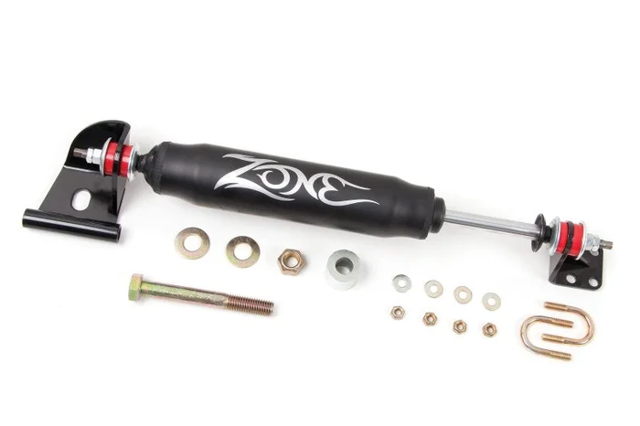 Zone Offroad 04-08 Ford F-150 Single Steering Stabilizer – Black